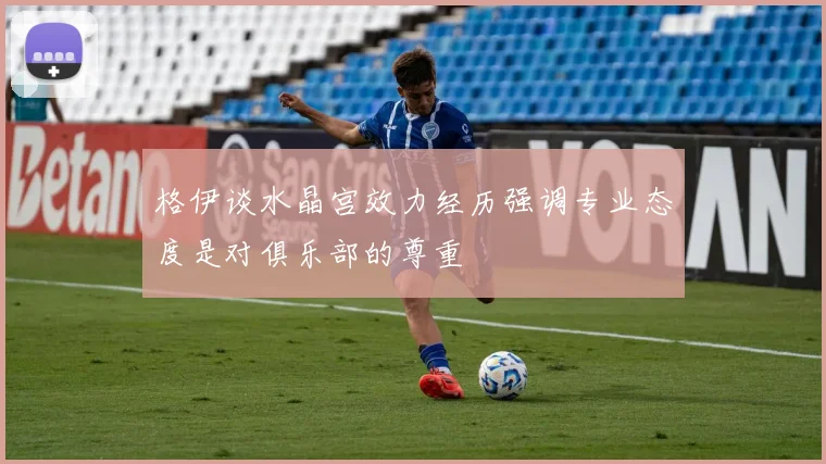 格伊谈水晶宫效力经历强调专业态度是对俱乐部的尊重